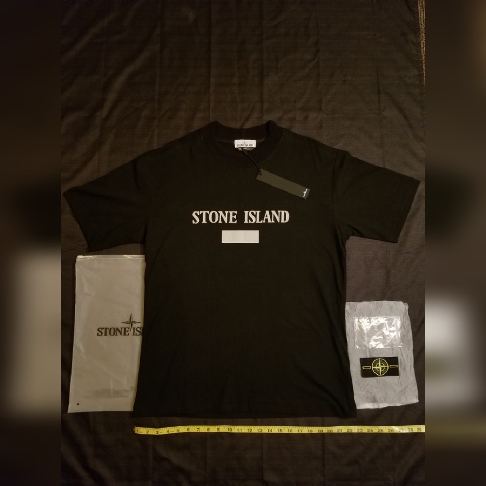 Luxury Black 3M Stripe Logo Oversized Tee SS19 : L